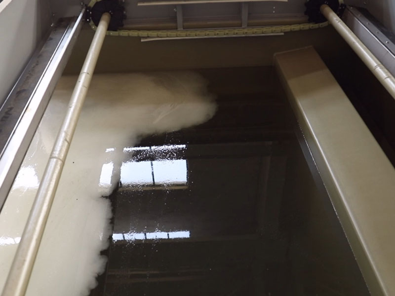 Process of bubbles attach to particles in dissolved air flotation