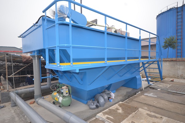 Dissolved Air Flotation System assists in the treatment of aquaculture wastewater